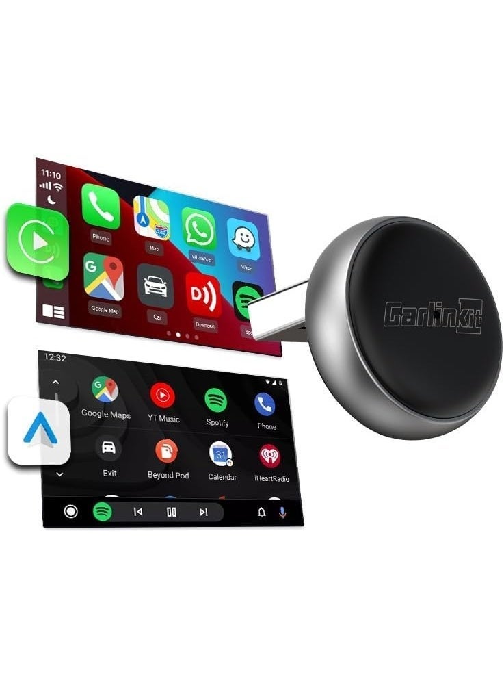 Carlinkit MINI Ultra 3 2-in-1 Wireless Adapter for Apple CarPlay & Android Auto – Plug & Play Car Dongle - Image 2